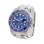 Rolex Submariner 116619LB Super Clone : White Gold Blue Dial 40mm