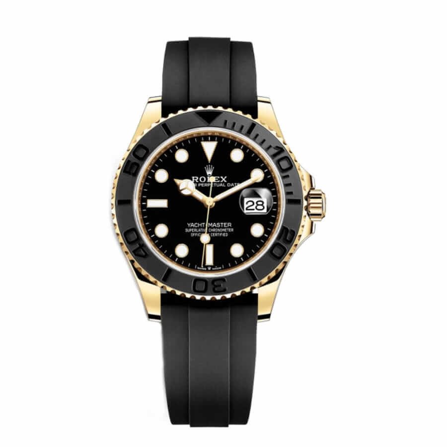 Rolex Yacht-Master 16628 Super Clone : 18k Yellow Gold White Dial 40mm