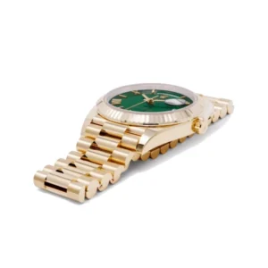 Rolex Day-Date 40 228238 Super Clone : 40mm Yellow Gold Green Roman Numeral Dial