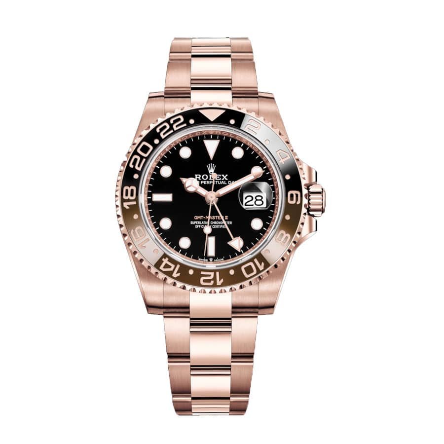 Rolex GMT-Master II 126715CHNR-0001 Super Clone : Everose Gold Root Beer 40mm Oyster