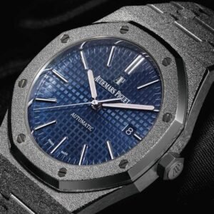 Audemars Piguet Super Clone Frosted AP Blue Watch