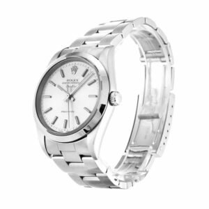Rolex Air-King 14000 Super Clone : 34mm Stainless Steel White Dial Oyster Perpetual