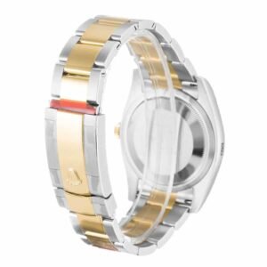 Rolex Datejust 36 116203 Super Clone : Two-Tone Yellow Gold Black Dial Oyster