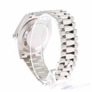 Rolex Day-Date 40 228206 Super Clone : 40mm Platinum Ice Blue Index Dial