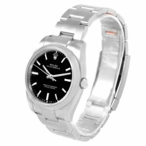 Rolex Oyster Perpetual 114200 Super Clone: 34mm Black Dial Ladies Watch