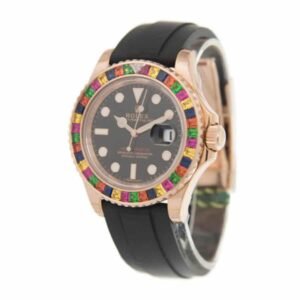 Rolex Yacht-Master 116695SATS Super Clone : Everose Gold Gem-Set Bezel 40mm