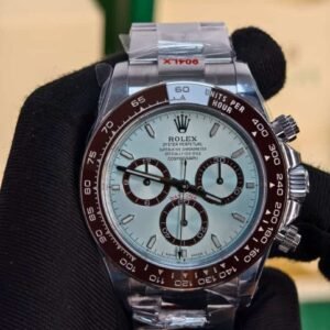 Rolex Daytona 126506 Super Clone: 40mm Platinum Ice Blue Dial