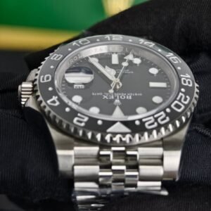 Rolex GMT-Master II 126710GRNR Super Clone : Bruce Wayne Steel 40mm Jubilee