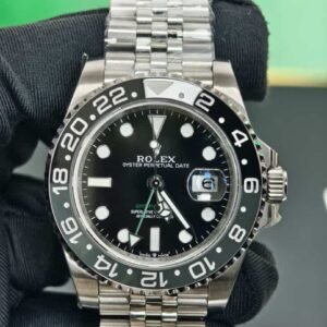 Rolex GMT-Master II 126710GRNR Super Clone : Bruce Wayne Steel 40mm Jubilee