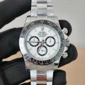 Rolex Daytona 126500LN Super Clone: 40mm Steel Panda Dial Cosmograph