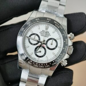 Rolex Daytona 126500LN Super Clone: 40mm Steel Panda Dial Cosmograph