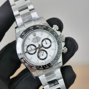 Rolex Daytona 126500LN Super Clone: 40mm Steel Panda Dial Cosmograph