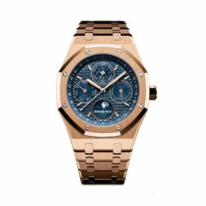 AP Super Clone Rose Gold Blue Dial
