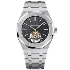 Audemars Super Clone Piguet Royal Oak 26512ST.OO.1220ST.01 Tourbillon Black Dial