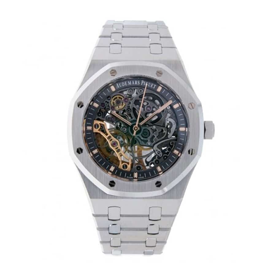 Audemars Piguet Super Clone Royal Oak Double Balance Wheel Open worked 15407ST