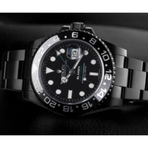 Rolex GMT-Master II 116710 Super Clone: Blaken DLC-PVD 40mm Black Dial