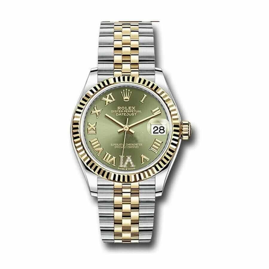 Rolex Datejust 41 126334 Super Clone: Steel Green Dial Jubilee 41mm
