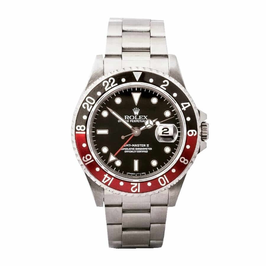 Rolex GMT-Master II 16710 Super Clone : Coke Red & Black Bezel 40mm Oyster