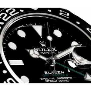 Rolex GMT-Master II 116710 Super Clone: Blaken DLC-PVD 40mm Black Dial
