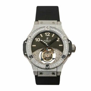 Hublot Super Clone With Diamonds Black