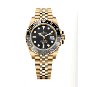 Rolex GMT-Master II 116718LN Super Clone: Yellow Gold Black Dial Jubilee