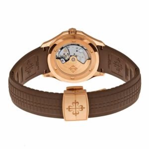 Patek Philippe Super Clone Gold Brown Strap