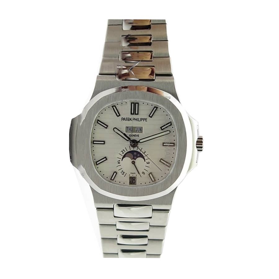 Patek Philippe Super Clone Nautilus White Dial