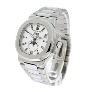 Patek Philippe Super Clone Nautilus White Dial