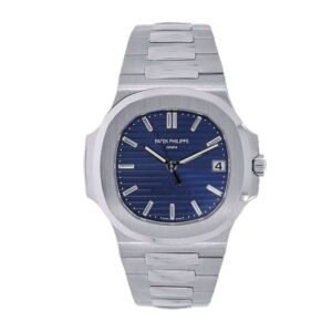 Patek Philippe Super Clone Nautilus Platinum Blue