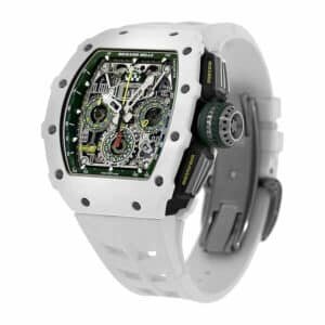 Richard Mille RM 11-03 Le Mans Classic Super Clone : White ATZ Ceramic Flyback Chronograph
