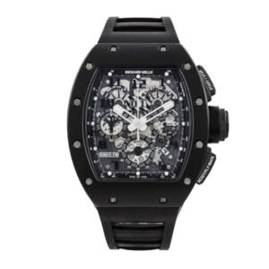 Richard Mille RM 011 FM Super Clone : Black Phantom Carbon Fibre Flyback Chronograph