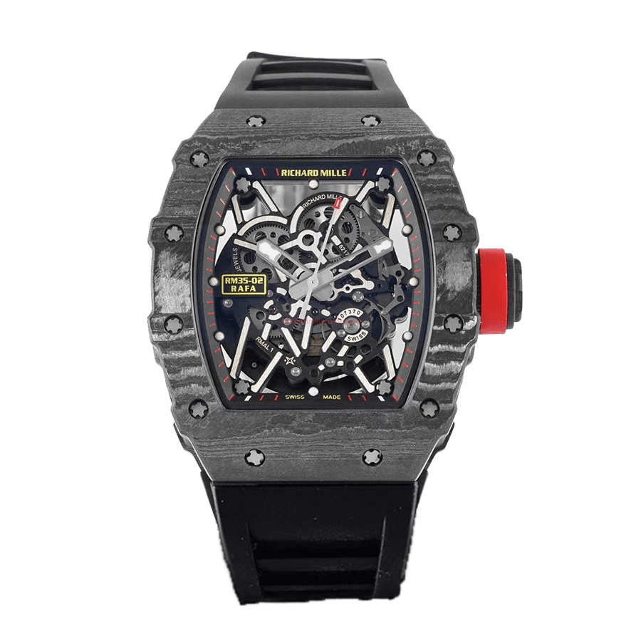 Richard Mille RM 35-02 Super Clone: Rafa Nadal NTPT Carbon Automatic Skeleton