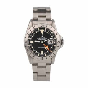 Rolex Explorer II 1655 Super Clone: 39mm Antique Black Dial Freccione