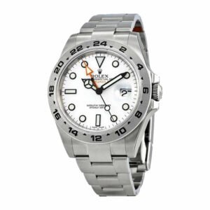 Rolex Explorer II 216570 Super Clone: 42mm Oystersteel GMT with Caliber 3187 and Orange 24-Hour Hand