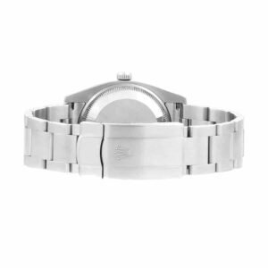 Rolex Air-King 114200 Super Clone : 34mm Stainless Steel White Dial Smooth Bezel