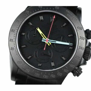 Rolex Daytona 116520 Super Clone: Blaken Blackout 40mm Black Dial