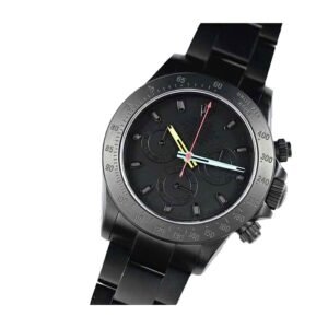 Rolex Daytona 116520 Super Clone: Blaken Blackout 40mm Black Dial