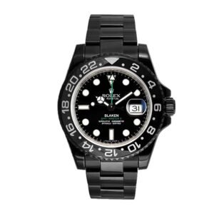 Rolex GMT-Master II 116710 Super Clone: Blaken DLC-PVD 40mm Black Dial