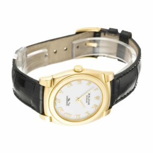 Rolex Cellini Geneve 5320/8 Yellow Gold White Dial Super Clone : Swiss-Grade Dress Watch with Articulating Lugs