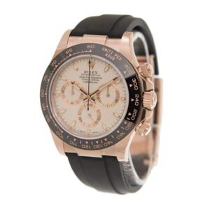 Rolex Cosmograph Daytona 116520 Super Clone: 40mm Steel Ivory Dial