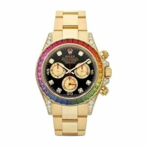 Rolex Daytona 116595RBOW Super Clone: 40mm Everose Gold Rainbow