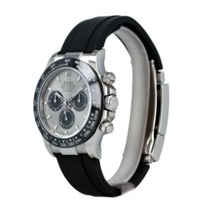 Rolex Daytona 116519LN Super Clone: 40mm White Gold White Dial