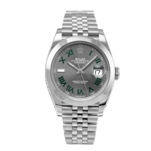 Rolex Datejust 41 126300 Super Clone : Steel Grey Roman Dial Jubilee
