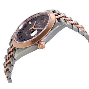Rolex Datejust 41 126301 Super Clone : Everose Two Tone Fluted Bezel Chocolate Dial 41mm