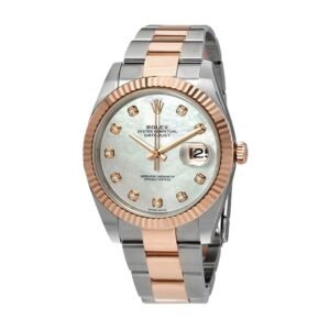Rolex Datejust 41 126331-0013 Super Clone: Everose Rolesor Mother Of Pearl Dial