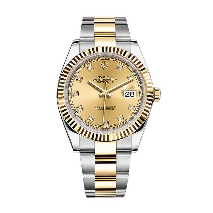 Rolex Datejust 41 126333 Super Clone : Two-Tone Champagne Dial 41mm