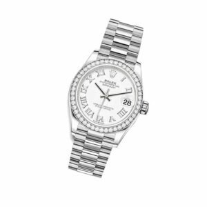 Rolex Datejust 126234 Super Clone : Diamond Bezel Silver Dial 36mm
