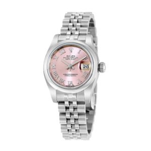 Rolex Lady-Datejust 279160 Super Clone : Steel Smooth Bezel Pink Dial 28mm