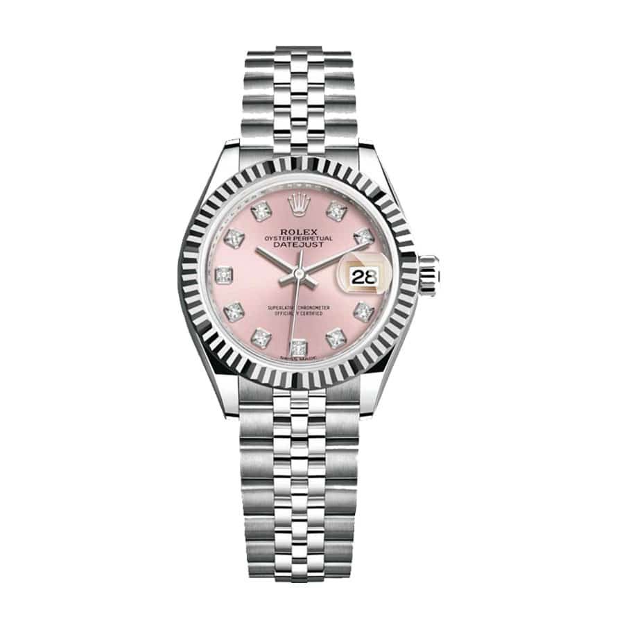 Rolex Datejust 31 278240 Super Clone: Steel Pink Dial Oyster Bracelet 31mm