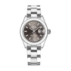 Rolex Datejust 41 126334 Super Clone: Steel Fluted Bezel Dark Grey Dial